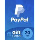 Rewarble Paypal 20 USD Voucher GLOBAL
